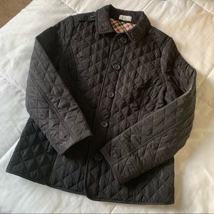 Black Croft and Barrow Quilted Coat - S